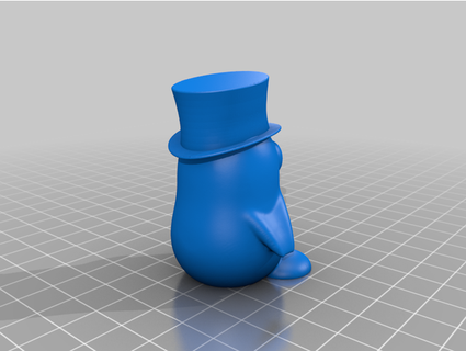 pete penguin he's classy adamtkwallace 3d print model - Mito3D