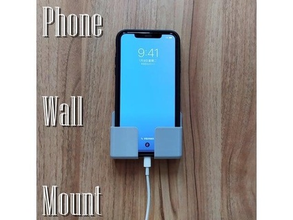 phone wall mount bbeennhk 3d print model - Mito3D