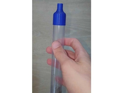 gravel cleaner adapter bigger tube buckarood 3d print model - Mito3D