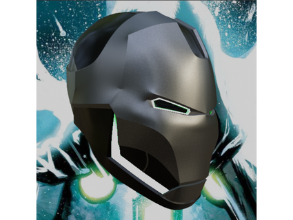 iron doom inspirado capacete Budwin 3d print model - Mito3D