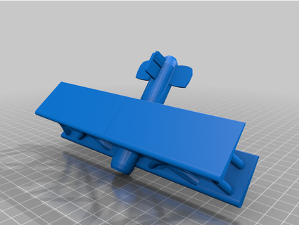biplano bar rojo quítatelos 3d print model - Mito3D