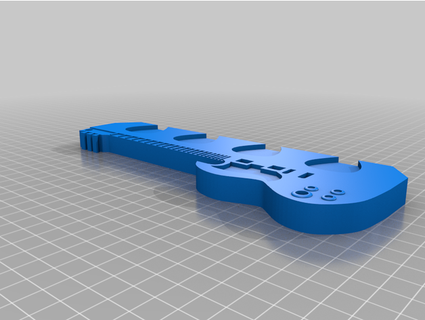 guitarra llave soporte gente 3d print model - Mito3D