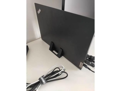 Laptop Vertikale Stand Lenovo Thinkpad e14 gen2 barbocorp 3d print model - Mito3D