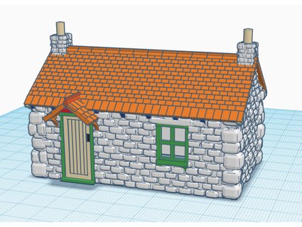 lock cottage mk2 mikesrailway 3d print model - Mito3D