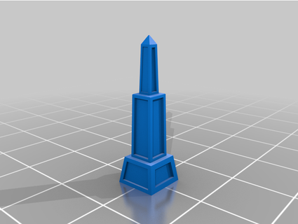 dungeons dragons tower obelisk harriman101 3d print model - Mito3D