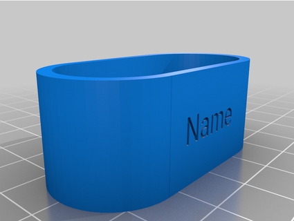 customizable napkin ring jsingla 3d print model - Mito3D