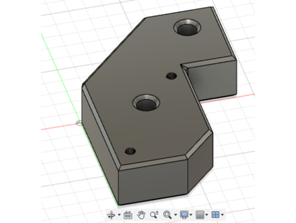 cr-200b filament sensor bracket bmg zombeaver 3d print model - Mito3D