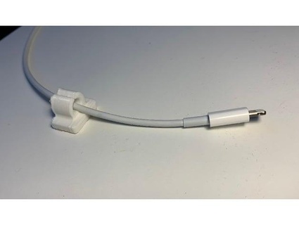 charge cable holder desk flex kaszap 3d print model - Mito3D