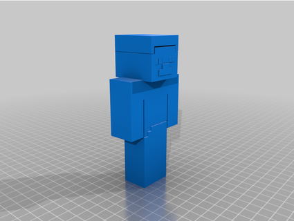 Minecraft Steve tazer 3d print model - Mito3D