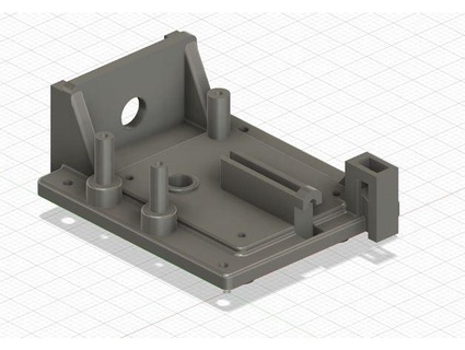 wire feeder support migmate 130dp mig welder thephalinx 3d print model - Mito3D