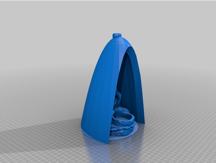 Wasserfall Rückfluss buda job85 3d print model - Mito3D