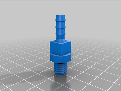 omc evinrude johnson water hose connector snufkin v 3d print model - Mito3D