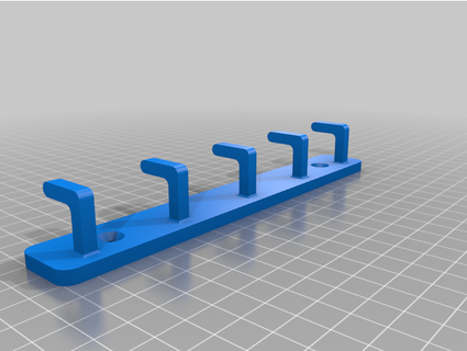 simplistic key holder laktomap 3d print model - Mito3D