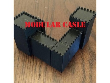 modular castle makeraxolotl 3d print model - Mito3D