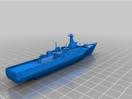 sigma class corvette escala 1 75 chrissdalash 3d print model - Mito3D
