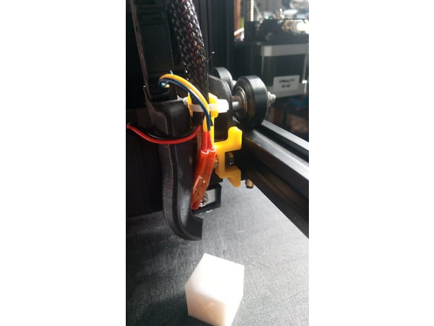 minv2 ender 3 ventilador sudario cable presion alivio pequeña ligero funcional fácil impresión tomasnicotra 3D print model - Mito3D