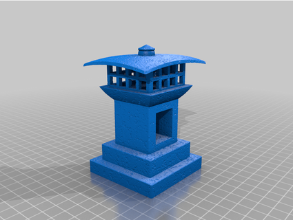 japanese lantern spacelord87 3d print model - Mito3D