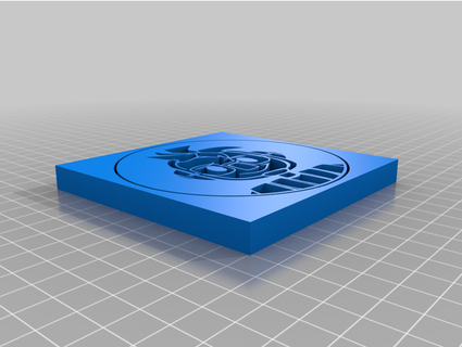3d printing nerd stamp meltingstraws 3d print model - Mito3D