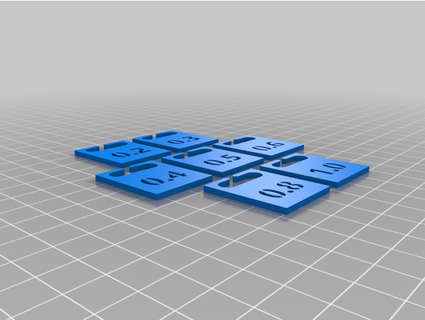 3d printer nozzle size tags g-can 3d print model - Mito3D