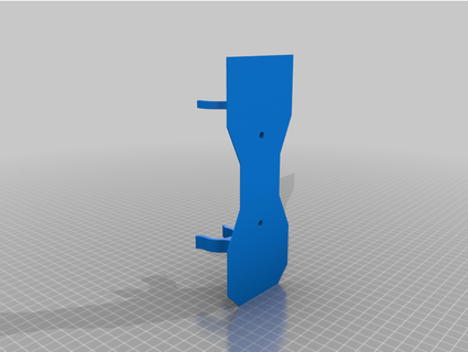 3dprintingworld's impressão colocar sabre luz parede monte impressões projeto 3d print model - Mito3D
