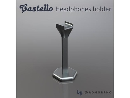 Castello auriculares soporte admorfo 3d print model - Mito3D