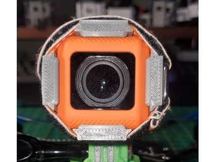 câmera corrida 5 gopro monte emax Falcão pró adaptador apreciado 3d print model - Mito3D