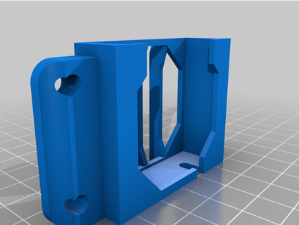 ebox noctua fan mount rubber isolated growlerbearnz 3d print model - Mito3D