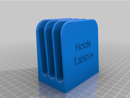 tablet holder sirr waffles 3d print model - Mito3D