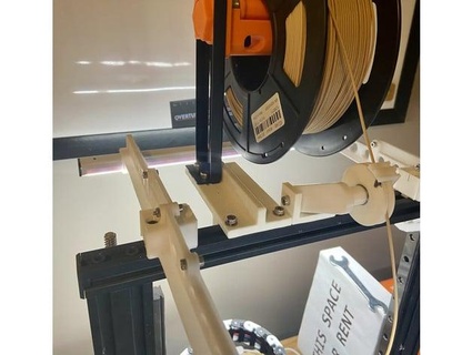 filament guider remix café 3d print model - Mito3D