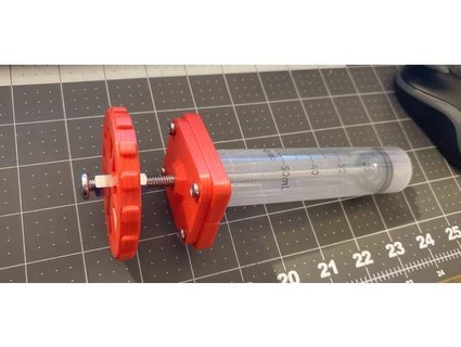 60ml syringe extruder hegel 3d print model - Mito3D
