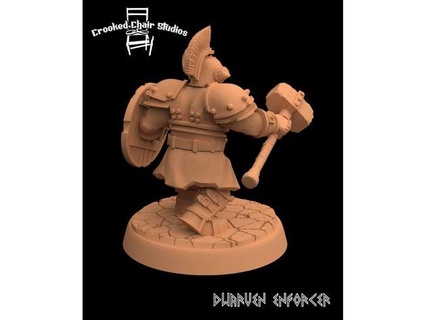 dwarven enforcer crookedchairstudios 3d print model - Mito3D