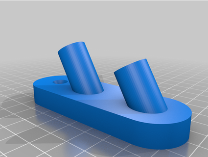 simple hanger ohrobot 3d print model - Mito3D