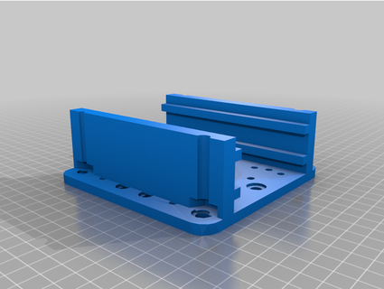 beam faire glisser assiette submersible raton laveur 3d print model - Mito3D