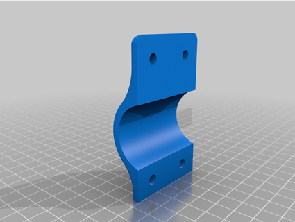 hand free door pull re3dprinting 3d print model - Mito3D