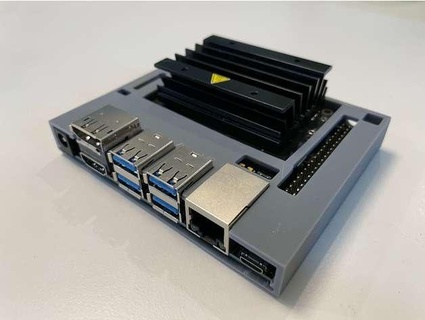 Jetson Nano rutschen Fall Mantel Werkzeug erforderlich Tensorwirbel 3d print model - Mito3D