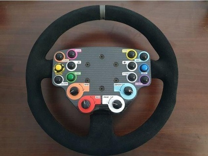ken block's 2016 ford focus rs rx steering wheel stanoba 3d print model - Mito3D