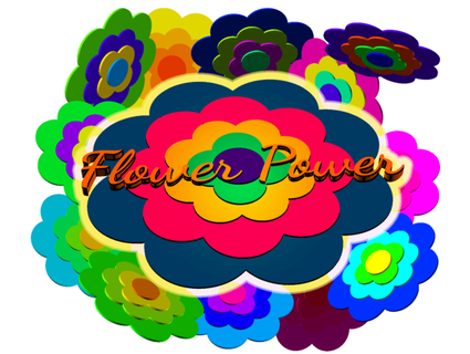 flower power prilblume ioio72 3d print model - Mito3D