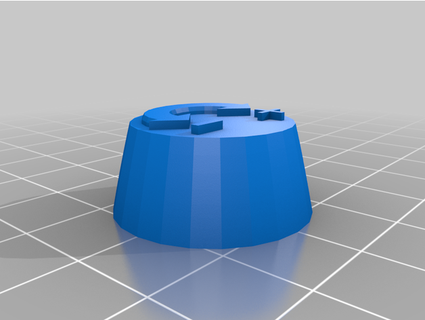 chevy avalanche rear volume knob hopefulprinter 3d print model - Mito3D