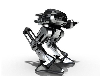 209 robocop adıma 3d print model - Mito3D