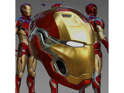 mark 80 iron man avengers campus inspired helmet budwin 3d print model - Mito3D