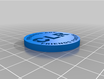 clr coin recessed paullyb17 3d print model - Mito3D