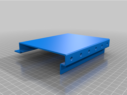 portable ac window adapter plate bluesforte 3d print model - Mito3D