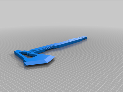 kibba downrange tomahawk justinosss 3d print model - Mito3D