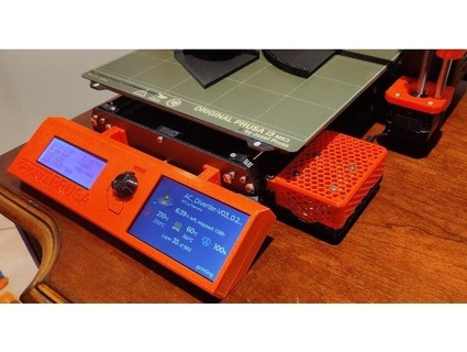 control panel hyperpixel 4 touchscreen + lcd raspberry pi4 octoprint octodash prusa mk3s+ 40 paycraft 3d print model - Mito3D