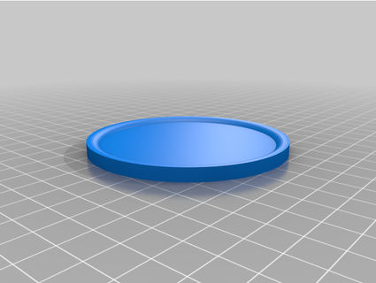 simple coaster interfect0r 3d print model - Mito3D