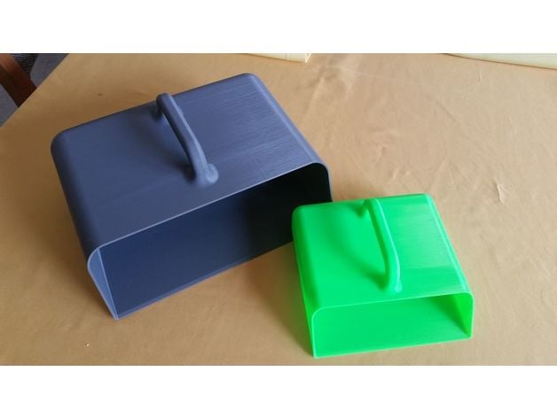 water scoops closed dustpan vivamus3d 3D print model - Mito3D