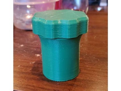 threaded cap container tpu seal shmitty594 3d print model - Mito3D