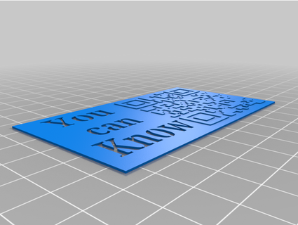 bilmek qr kodu kart glksenerji 3d print model - Mito3D
