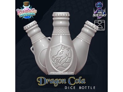 dragon cola - prismatic potions dice bottle arsmoriendi3d 3d print model - Mito3D