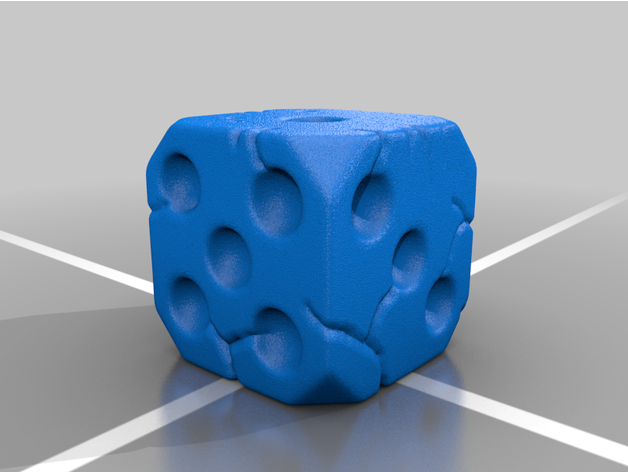 d6 truco 3D print model - Mito3D